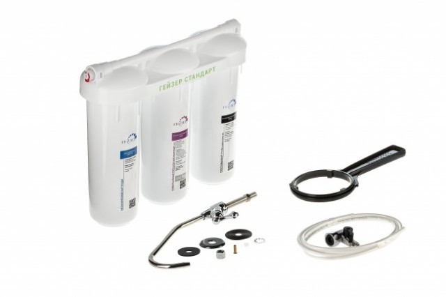 Проточный питьевой фильтр Гейзер Стандарт (для мягкой воды)