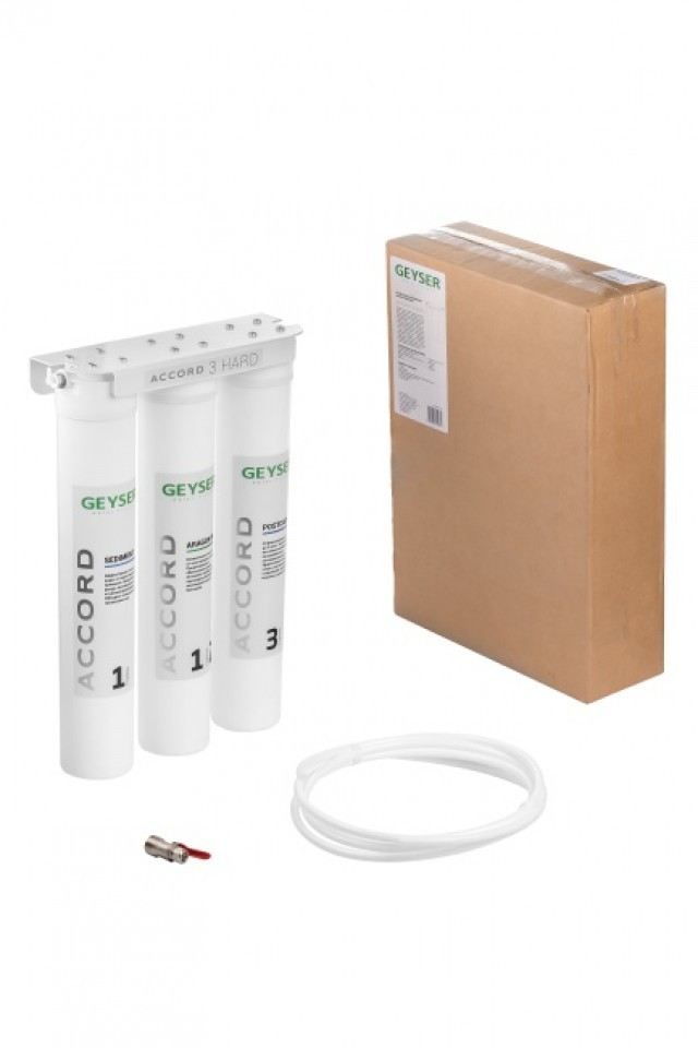 Проточный фильтр Гейзер Accord 3 Hard