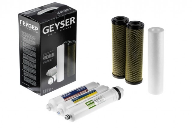 Комплект картриджей Гейзер RO3 (для Премиум)