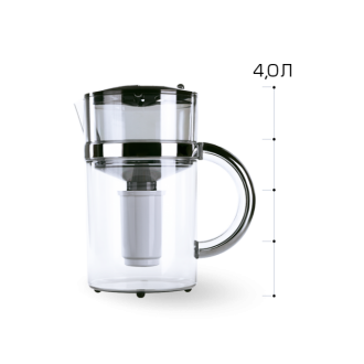 Фильтр-кувшин Гейзер Матисс Хром